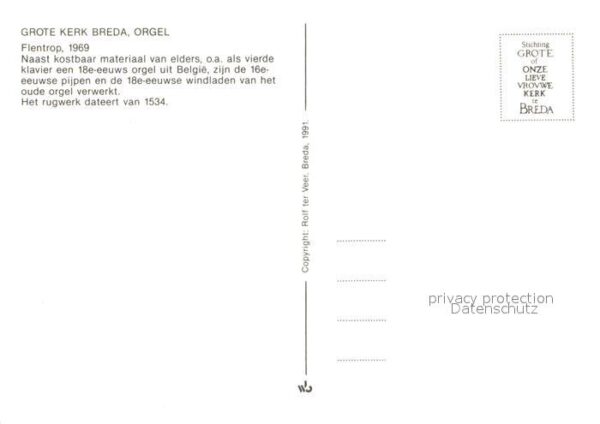 Kirchenorgel Kerk Breda – Bild 2