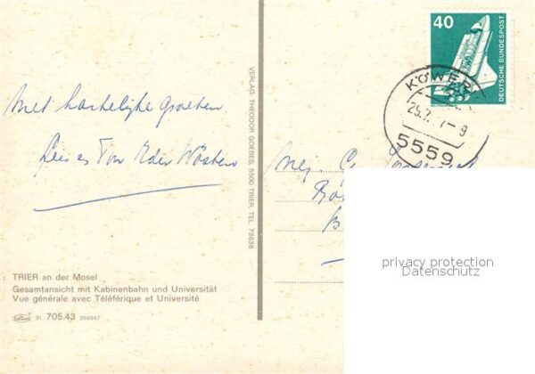 Motorschiffe Trier Kabinenbahn Universit – Bild 2