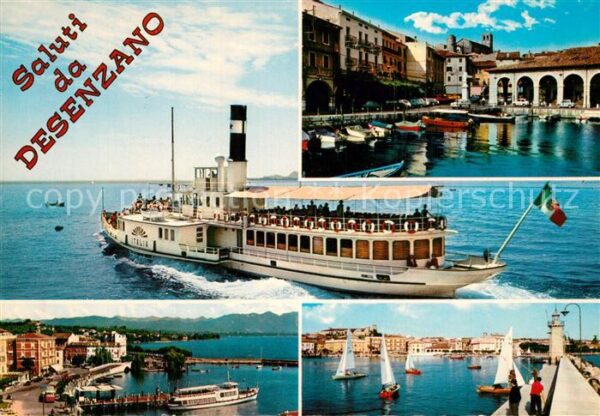 Dampfer Seitenrad Italia Desenzano Lago di Garda