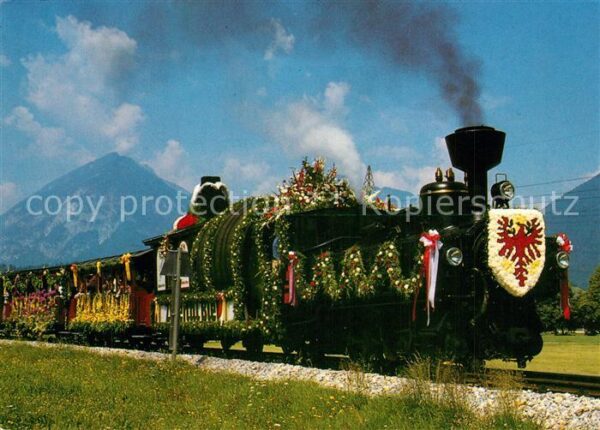 Lokomotive Zillertaler Blumenzug