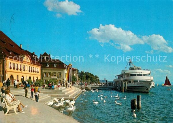 Motorschiffe Konstanz Überlingen Bodensee Hafen