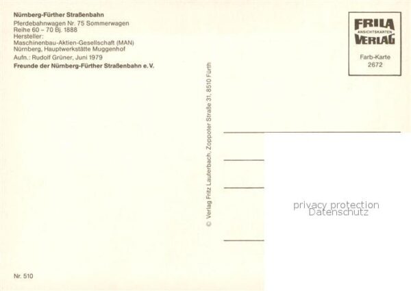 Pferdebahn Nürnberg Fürth – Bild 2