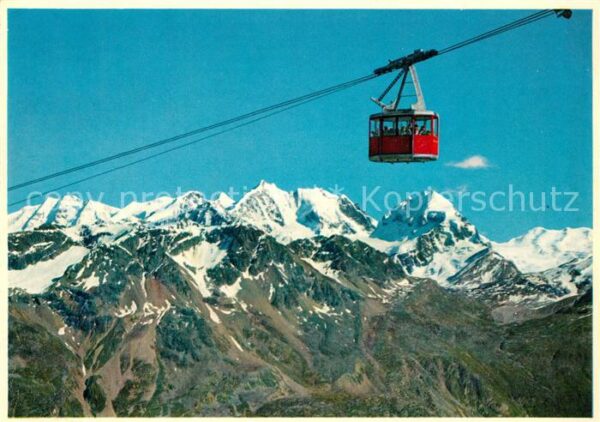 Seilbahn St. Moritz Corviglia Piz Nair Bernina G
