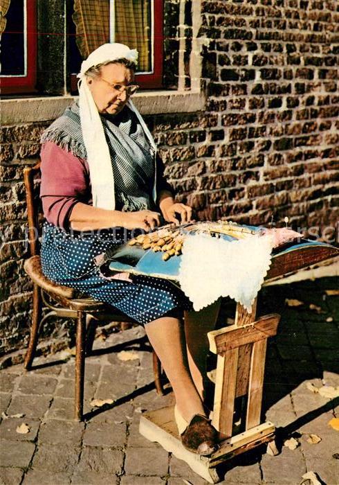 Handarbeit Brügge Spitzenklöpplerin