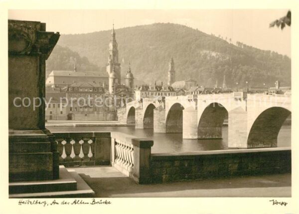 Foto Popp Nr. Heidelberg Alte Brücke