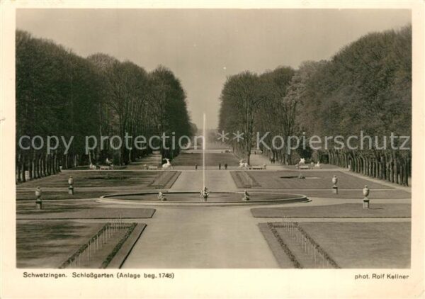 Foto Kellner Rolf Nr. 2207 Schwetzingen Schlossgarten
