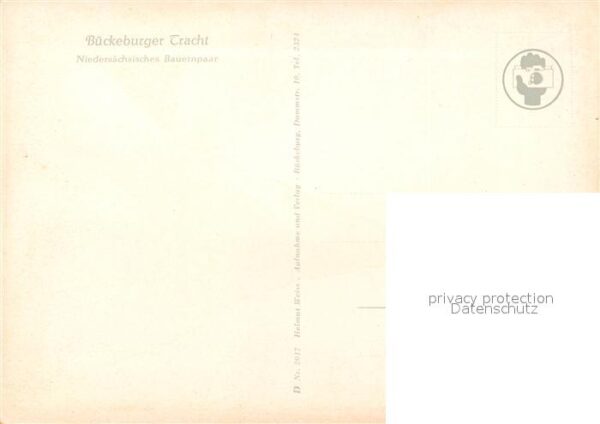 Trachten Bückeburg Niedersächsisches Bauernpaar – Bild 2