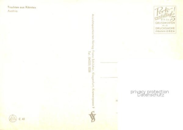 Trachten Oesterreich Kärnten – Bild 2