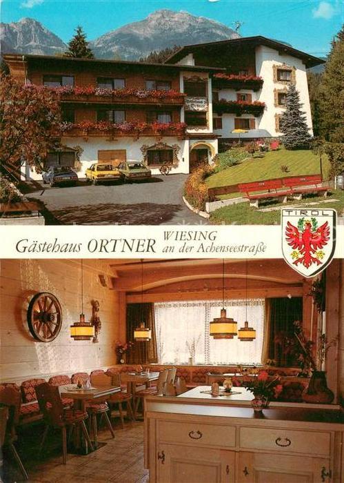 Wiesing Tirol Gästehaus Ortner Gaststube