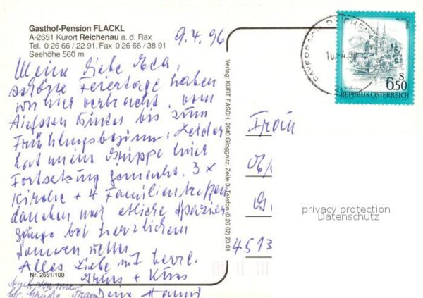 Reichenau Rax Gasthof Pension Flackl – Bild 2