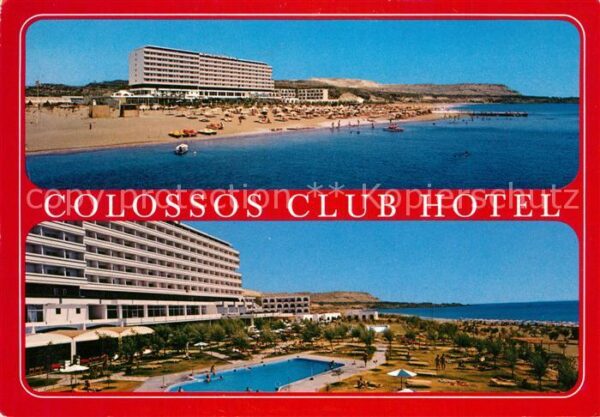 Rhodos Rhodes Aegaeis Colossos Club Hotel
