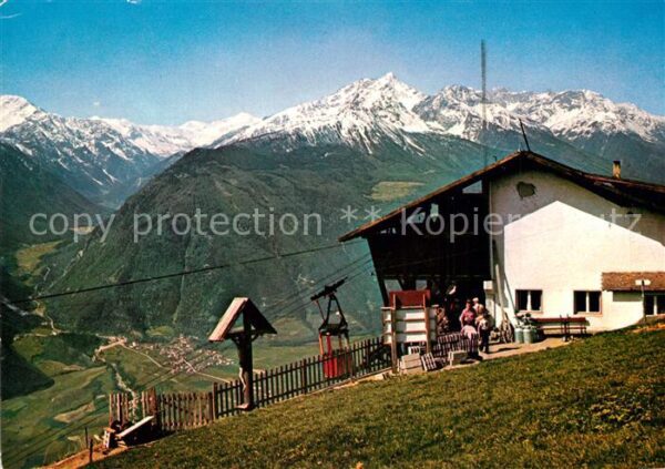St Martin Kofel Bergstation der Seilbahn Latsch