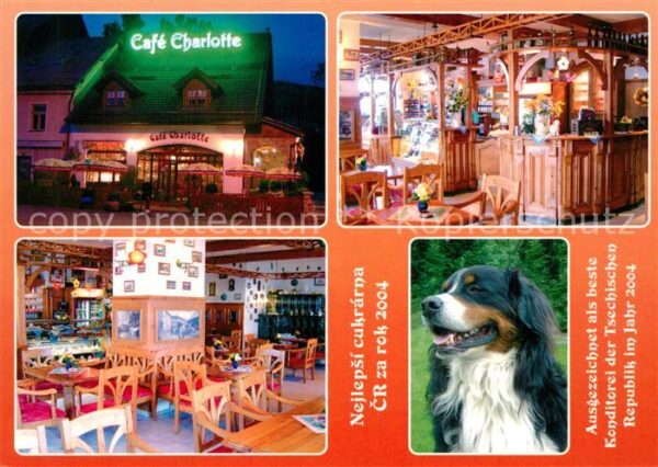 Zelezna Ruda Markt Eisenstein Cafe Charlotte Gasträume Collie