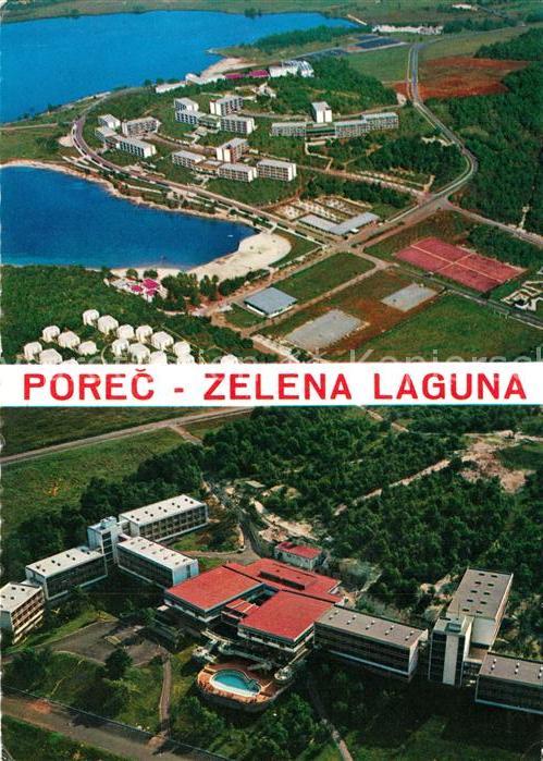 Porec Fliegeraufnahme Zelena Laguna