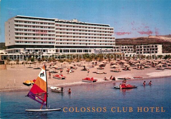 Faliraki Rhodos Colossos Club Hotel Strand Windsurfen T