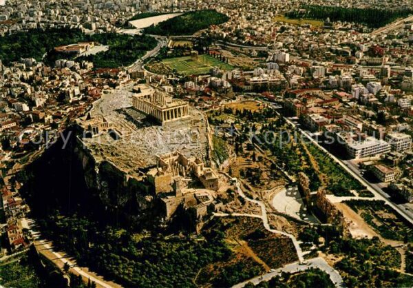 Athenes Athen Akropolis Fliegeraufnahme