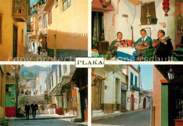 Plaka Athens Gassen Altstadt Hausmusik