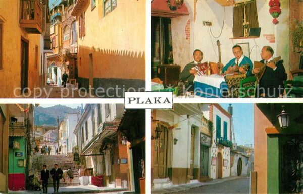 Plaka Athens Gassen Altstadt Hausmusik