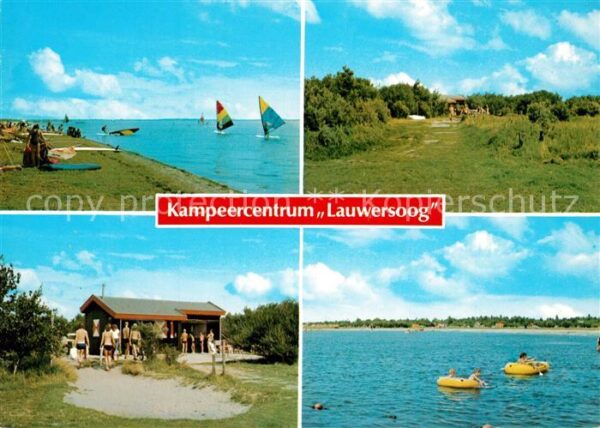Lauwersoog Kampeercentrum Campingplatz Badestrand
