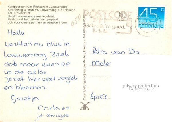 Lauwersoog Kampeercentrum Campingplatz Badestrand – Bild 2