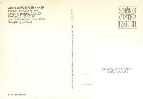 Grundlsee Steiermark Gasthaus Rostiger Anker Badestrand Wind – Bild 2