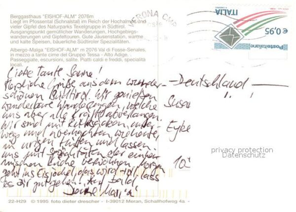 San Leonardo in Passiria Berggasthaus Eishof Alm Pfossental Natu – Bild 2