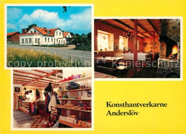 Andersloev Konsthantverkarne Restaurant Kamin Souv