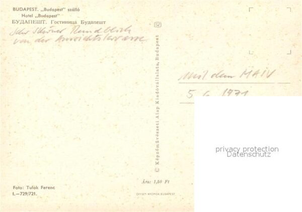 Budapest szallo Hotel – Bild 2