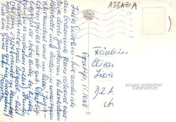 Opatija Abbazia Hotel Ambasador Swimming Pool – Bild 2