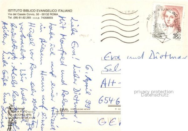 Roma Rom Istituto Biblico Evangelico Italiano ve – Bild 2