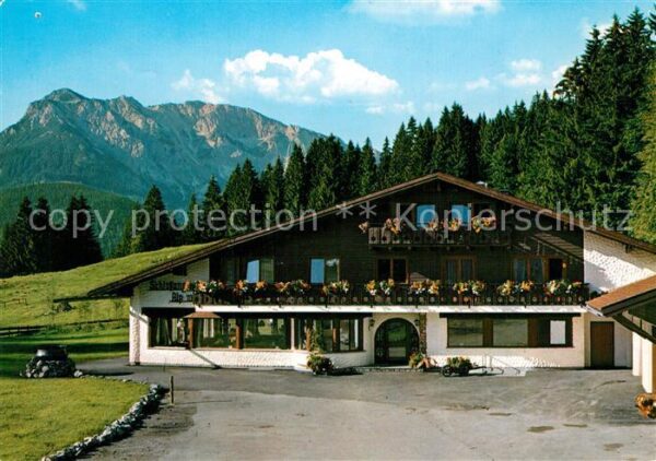 Pfronten Berghotel Appartementhaus Schlossanger