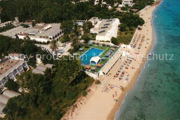 Hammamet Hotel Parc Plage vue aérienne