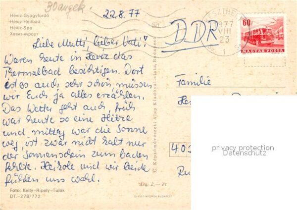 Heviz-Gyoegyfuerdoe Thermalsee Hotel – Bild 2