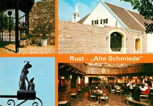 Rust Burgenland Heurigen Restaurant Alte Schmiede Türsc