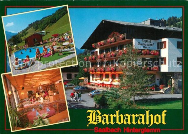 Saalbach-Hinterglemm Hotel Gasthof Barbarahof Swimming Pool