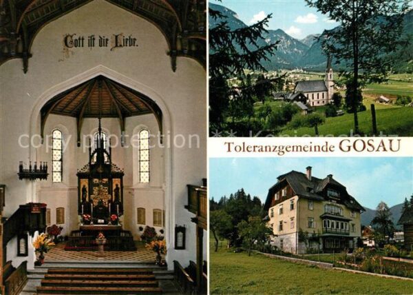 Gosau Oberoesterreich Evangelische Kirche Altarraum Brigittah