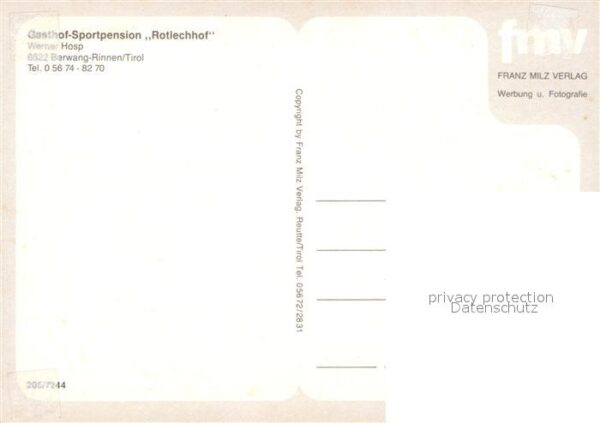 Rinnen Tirol Gasthof Sportpension Rotlechhof Restaur – Bild 2