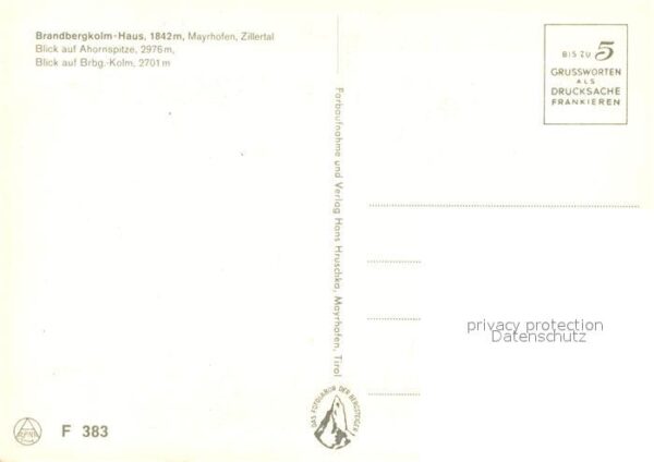 Mayrhofen Zillertal Brandberg Kolmhaus Ahornspitze Zillerta – Bild 2