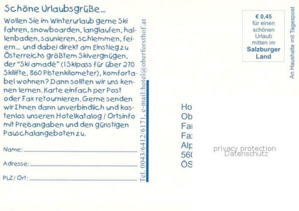 St Johann Pongau Hotel Oberforsthof Restaurant Swimming – Bild 2