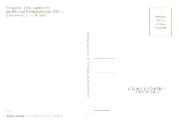 Gosau Oberoesterreich Gosausee Gosaukammbahn Bergbahn Blick a – Bild 2