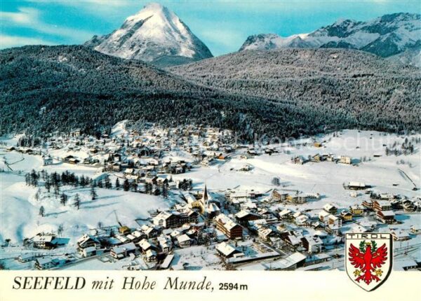 Seefeld Tirol mit Hohe Munde Mieminger Kette Fliegera