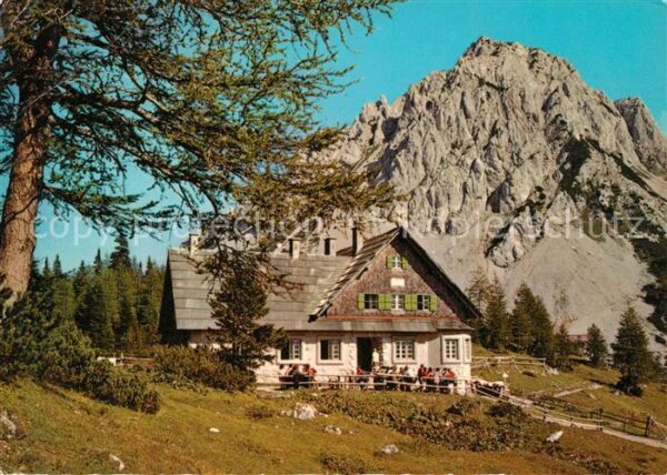 Klagenfurter Huette Berghütte mit Bielschnitza Karawanken