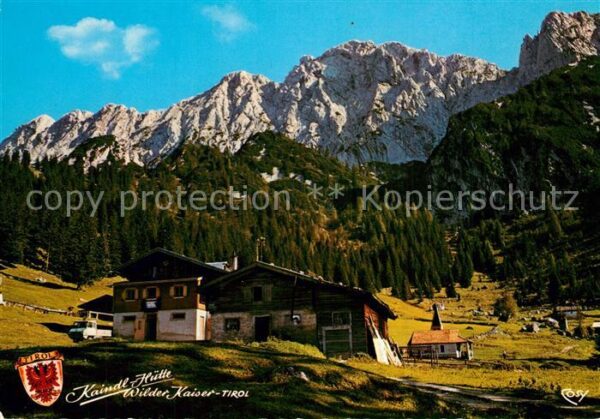 Kufstein Tirol Kaindl Hütte Ausflugsziel Wilder Kaiser