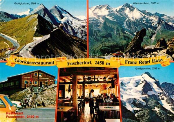 Fusch Grossglocknerstrasse Glocknerrestaurant Fuschertörl Franz Re