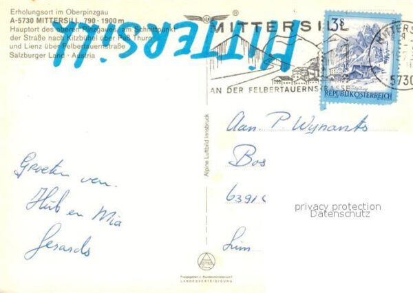 Mittersill Oberpinzgau Luftkurort Schloss Fliegeraufnahme – Bild 2