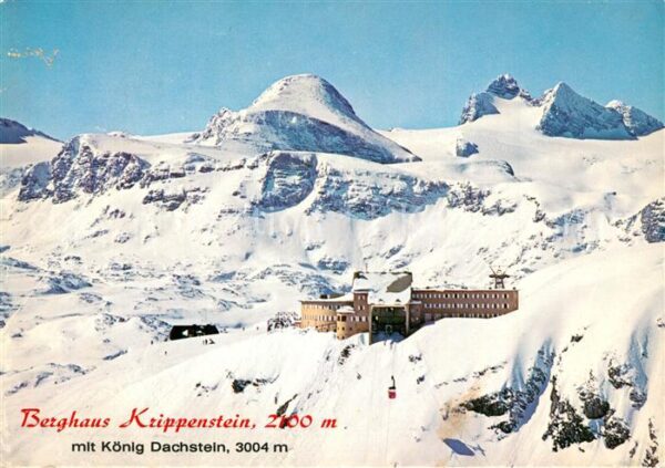 Ramsau Dachstein Steiermark Berghaus Krippenstein mit König Dachste