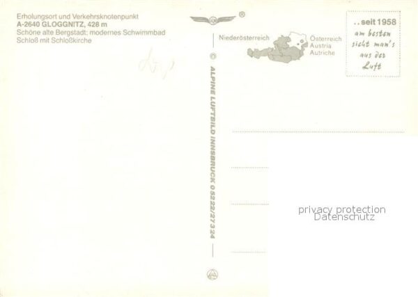Gloggnitz Niederoesterreich Schwarzatal Alpenpanorama Fliegeraufnah – Bild 2