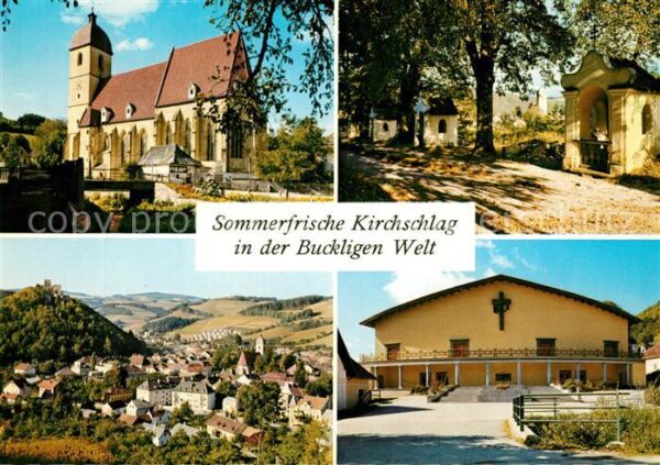 Kirchschlag Buckligen Welt Passionsspielort Kirche Bildstock Panor