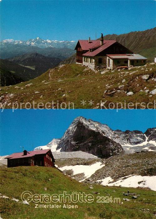 Geraerhuette Berghütte Stubaier Alpen Habicht Olpere