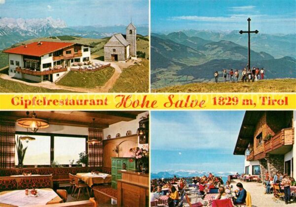 Hopfgarten Brixental Gipfelrestaurant Hohe Salve Sonnenterra
